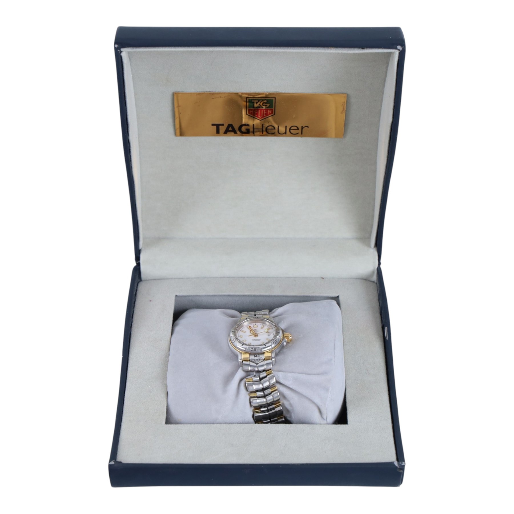Tag Heuer ladies gold and stainless steel quartz wristwatch, Ref. WH1351 -K1 on original bracelet, boxed