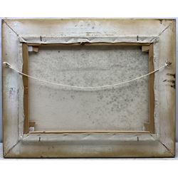 Stephen Park (British 1962-): Salisbury Cathedral from the River, oil on canvas signed 45cm x 60cm