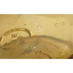 Edwardian 18ct gold full hunter, keyless chronograph pocket watch by Talbot & Son, London, No. 17889, the movement inscribed 'Talbot & Son Chronometer Makers', white enamel dial with Roman numerals, case makers mark B B, Chester 1904