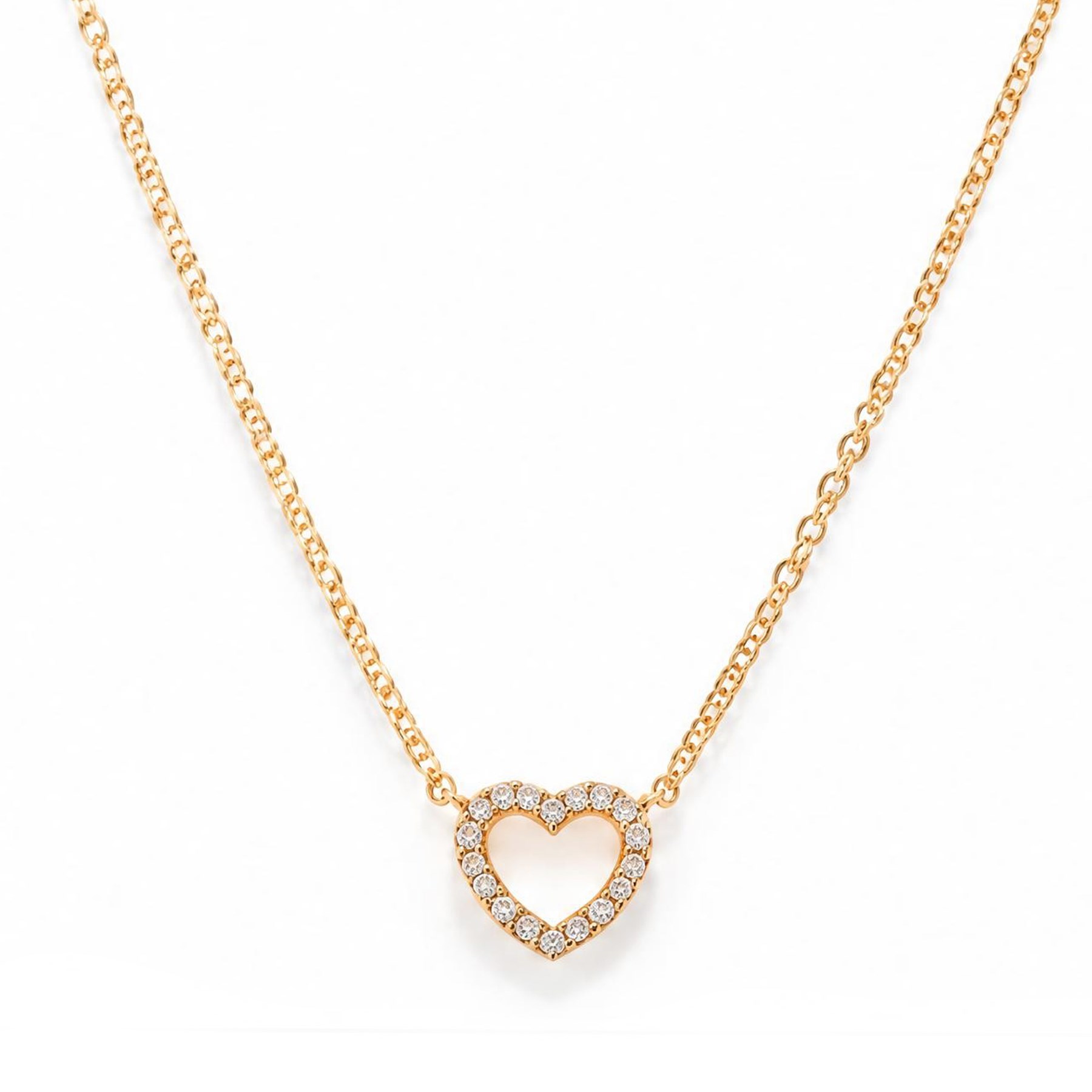 Tiffany & Co. 18ct gold 'Mini Metro' diamond heart pendant, stamped 750, boxed