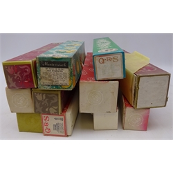  Nine QRS Player piano rolls & one other in original boxes  