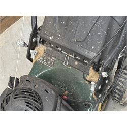 Webb petrol lawnmower, with Briggs & Stratton 450E engine