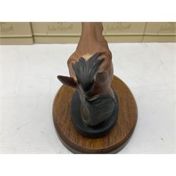 Beswick set of horse head wall plaques 'Champions all', comprising Arkle no.2700, The Minstrel no.2701, Red Rum no.2702, Troy no.2699, all with original boxes