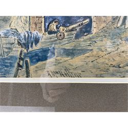 Arthur McArthur (British fl. 1880-1920): Bradford Street Scenes, pair watercolours signed (2)