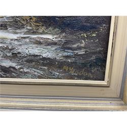 M Yeadon (Northern British Contemporary) 'Lakeland Cottage at Silverdale - Westmorland' and 'Farm in Swaledale', pair oils on board signed, titled verso 50cm x 75cm (2)