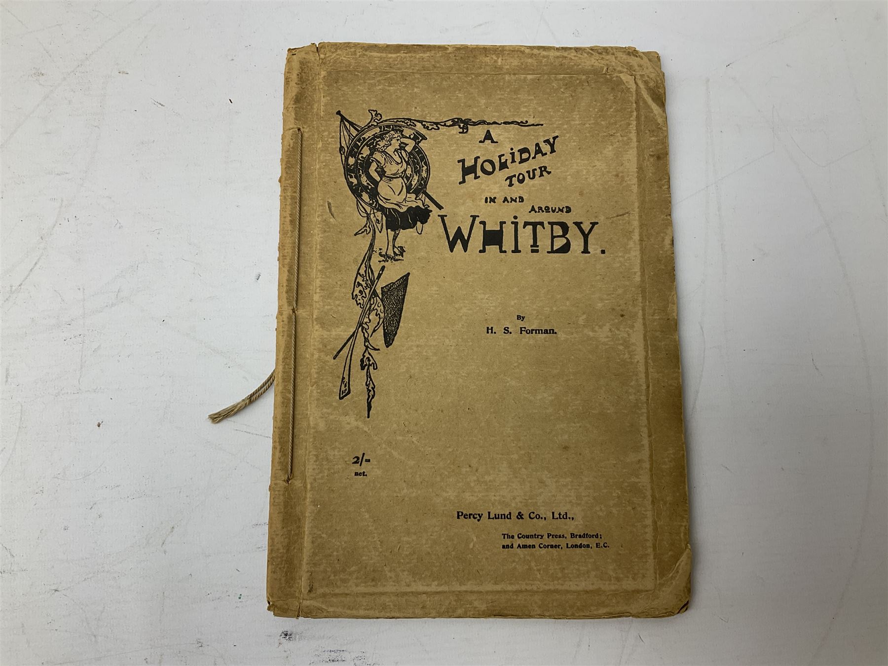 Quantity of books and postcards predominantly of Whitby interest including Hornes' Guide to Whitby 1890 and Hornes' Tourist map of Whitby, A Holiday Tour in and Around Whitby by H.S. Forman 1896 etc