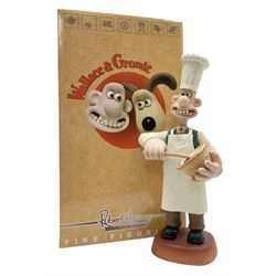 Wallace & Gromit - Limited edition Robert Harrop figure, Wallace - A Matter Of Loaf & Death, WG06, with original box