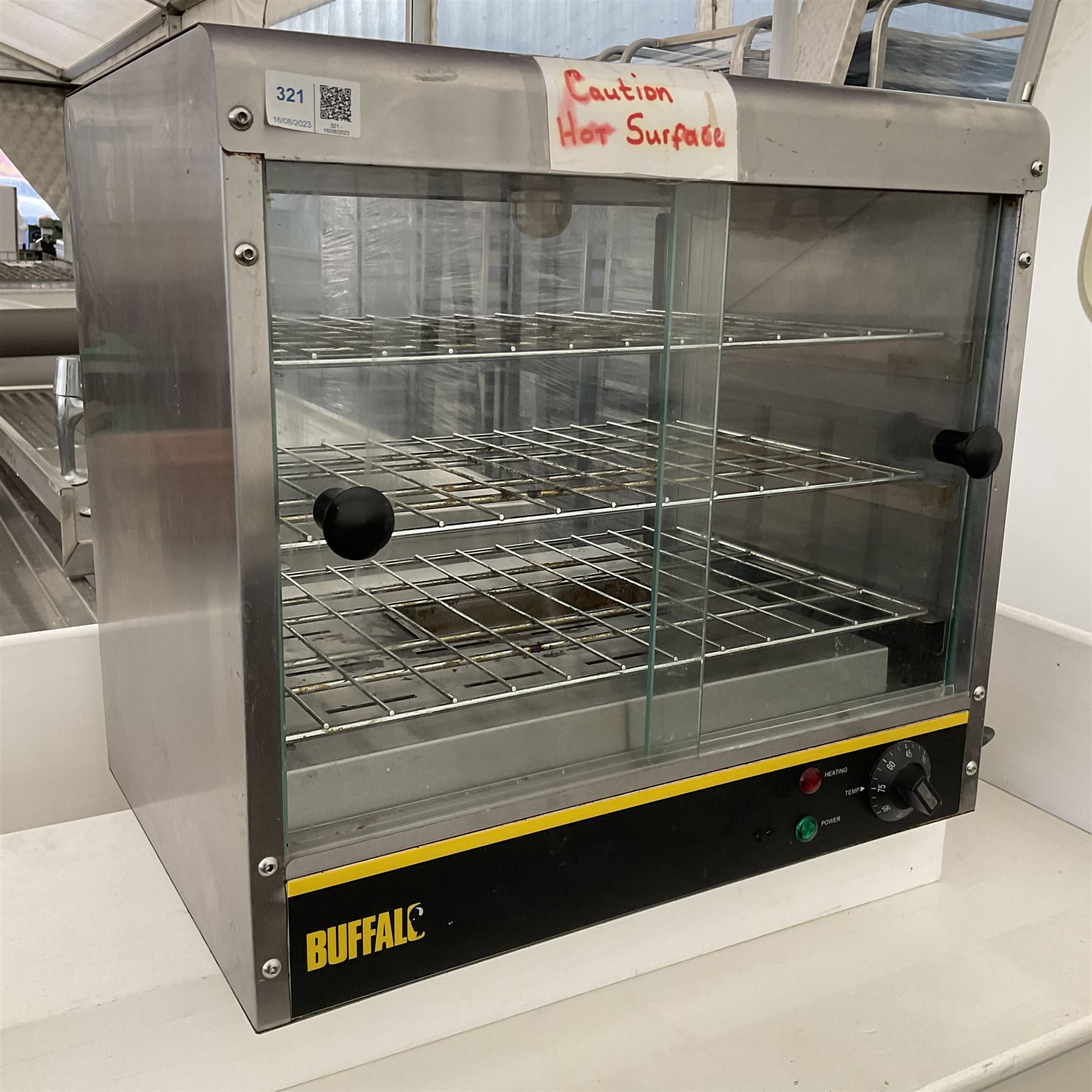 BUFFALO - pie warmer  - THIS LOT IS TO BE COLLECTED BY APPOINTMENT FROM DUGGLEBY STORAGE, GREAT HILL, EASTFIELD, SCARBOROUGH, YO11 3TX