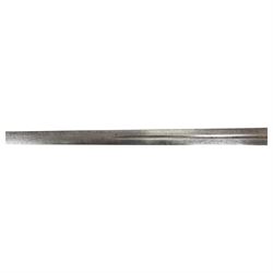 British heavy cavalry officer's sword, 1796 pattern by Thomas Osborn, the 82cm straight double edged blade with central fuller engraved to both sides, with gilded brass boat shaped guard, grip of silver foil over wooden former, within a steel scabbard with twin suspension rings, overall L106cm