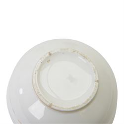 Coalport teawares, circa 1820-1840, comprising set of four trios, coffee cups, teacups and saucers, and slop bowl, decorated in the 830 pattern, with floral sprays and gilt shaped reserves, two further coffee cups and saucers, decorated with floral sprays upon blue grounds/with blue borders, and a similar coffee cup