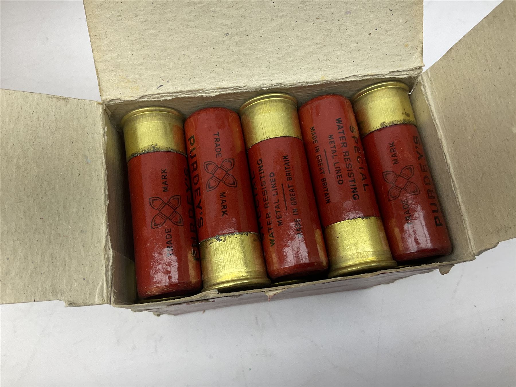 Two-hundred and sixty 12-bore cartridges by Purdey, Gevelot and Eley; and fifty 20-bore cartridges by Lyadale Express; includes some 2