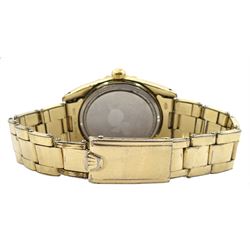 Rolex Oysterdate Precision gold-plated gentleman's wristwatch, model No. 6694, serial No. 616468, on original strap, boxed