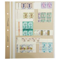 19th Century and later Sudan stamps, including 'Soudan' overprints on Egypt, various sets or part sets with values to twenty milliemes, 'SG' perfins and overprints, Air Mail and other covers etc, housed on album pages
