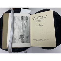 Collection of art reference books, including Works of Eminent Masters, Frank Brangwyn and His Works, Etching and Etchings etc 