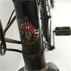 Vintage Balmoral bicycle with advertising frame 