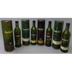  Glenfiddich Special Reserve Single Malt Scotch Whisky and three bottles of Glenfiddich Signature Malt Whisky, all 70cl 40%vol in tubes, 4btls  