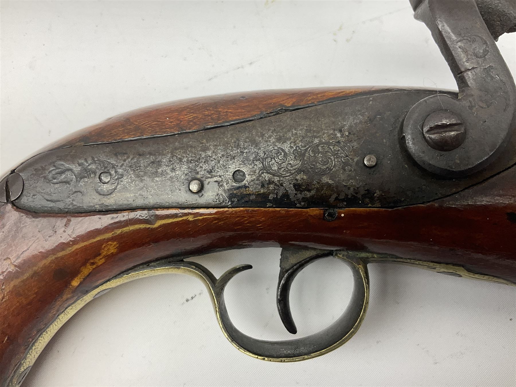 Remanufactured percussion converted from flintlock single barrel