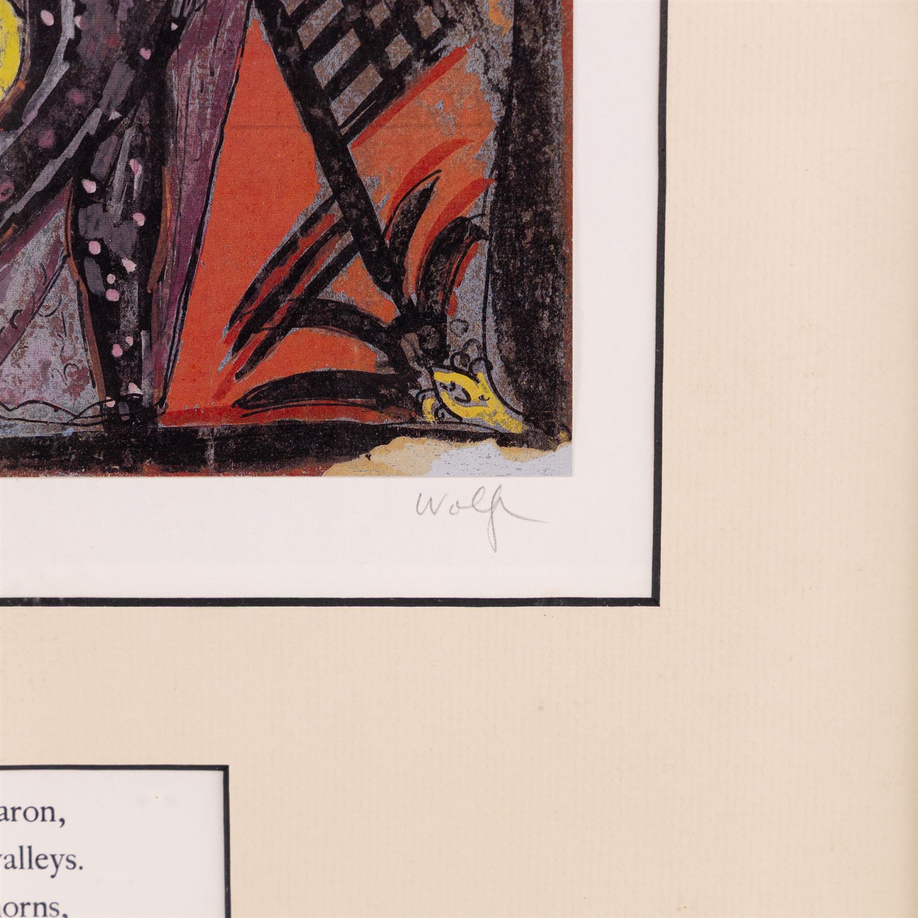 Edward Harris Wolfe (South African 1897-1982): 'Song of Songs', set of twelve limited edition lithographs on silvered paper each signed and numbered 228/250 in pencil, 36cm x 26cm, in matching frames (12)