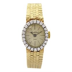 Bueche Girod 9ct gold ladies manual wind