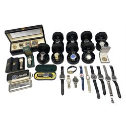 Collection of wristwatches including Cur