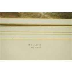 Henry Barlow Carter (British 1804-1868): 'The Entrance to Scarborough Harbour on a Windy Day', watercolour unsigned, attributed and titled on gallery label verso 16cm x 23cm
Provenance: with Walker Galleries, Harrogate, label verso