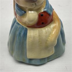 1930s Royal Doulton Bunnykins Figure, Mary Bunnykin, model 8303, with printed and impressed factory marks, H14cm