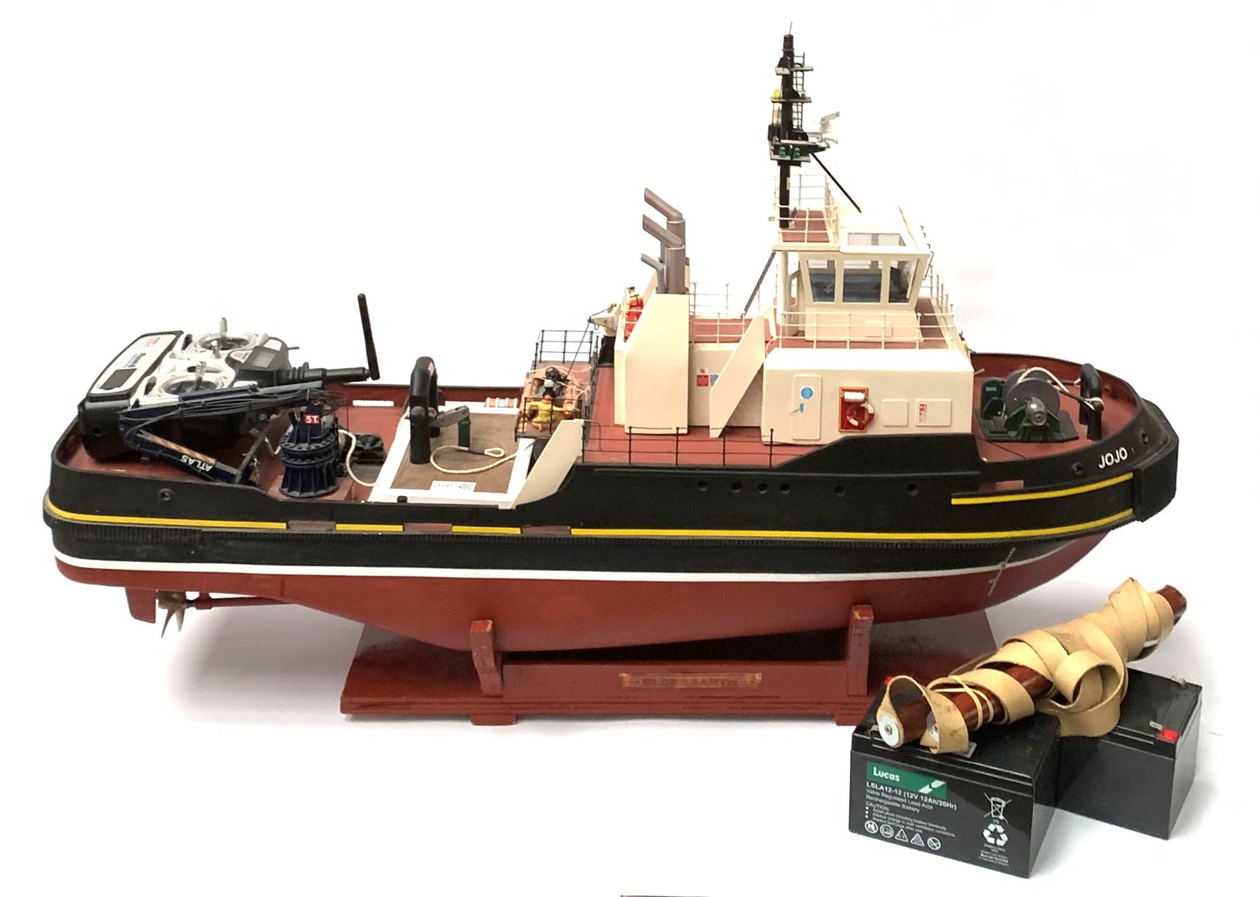 24Volt radio controlled model of the American tug boat 'JoJo' with