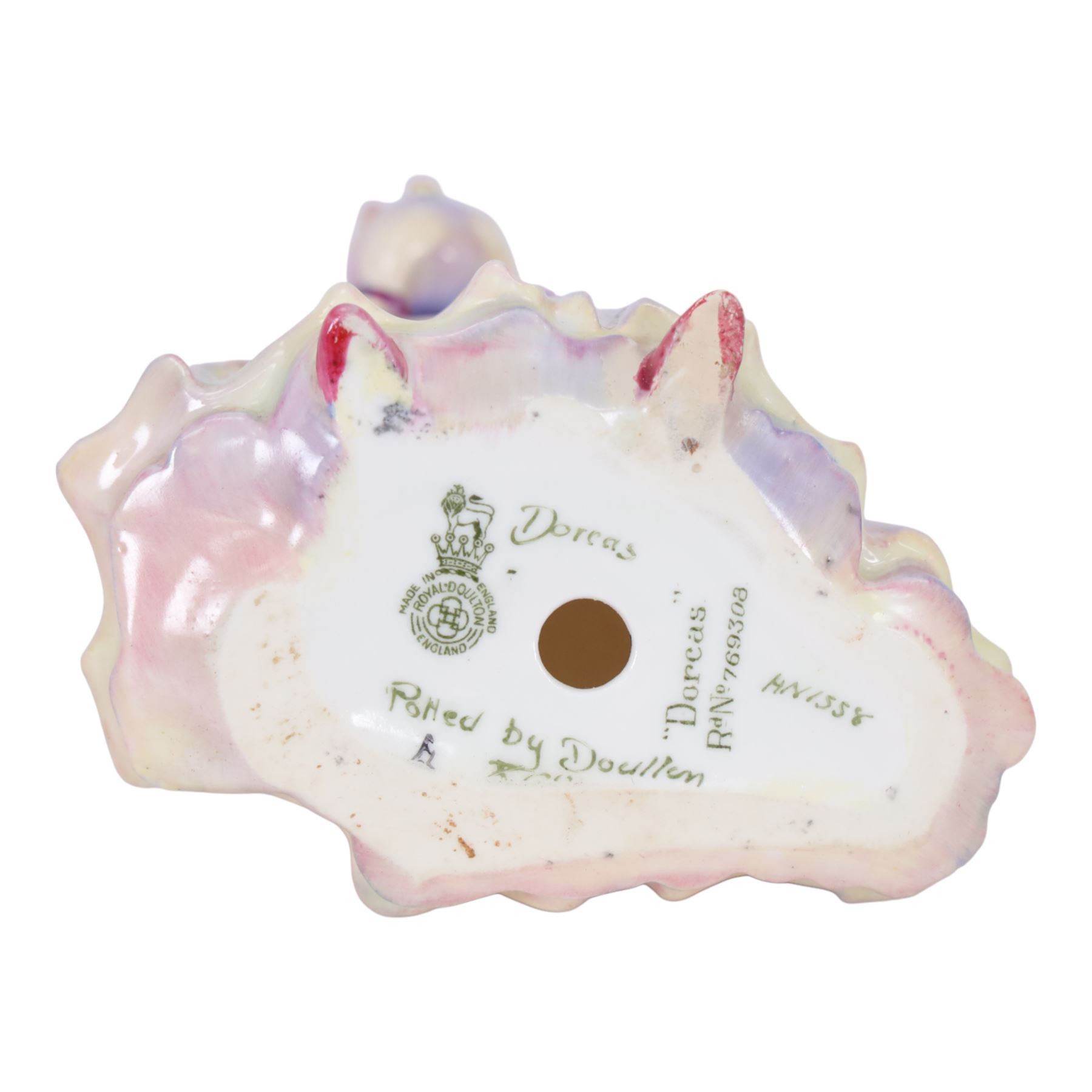 Three Royal Doulton figures, comprising Suzette HN2026, Sweet Anne HN1318 and Dorcas HN1338