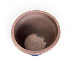 Two large Heritage Garden glazed planters, and a Beauty inspire planter (3)