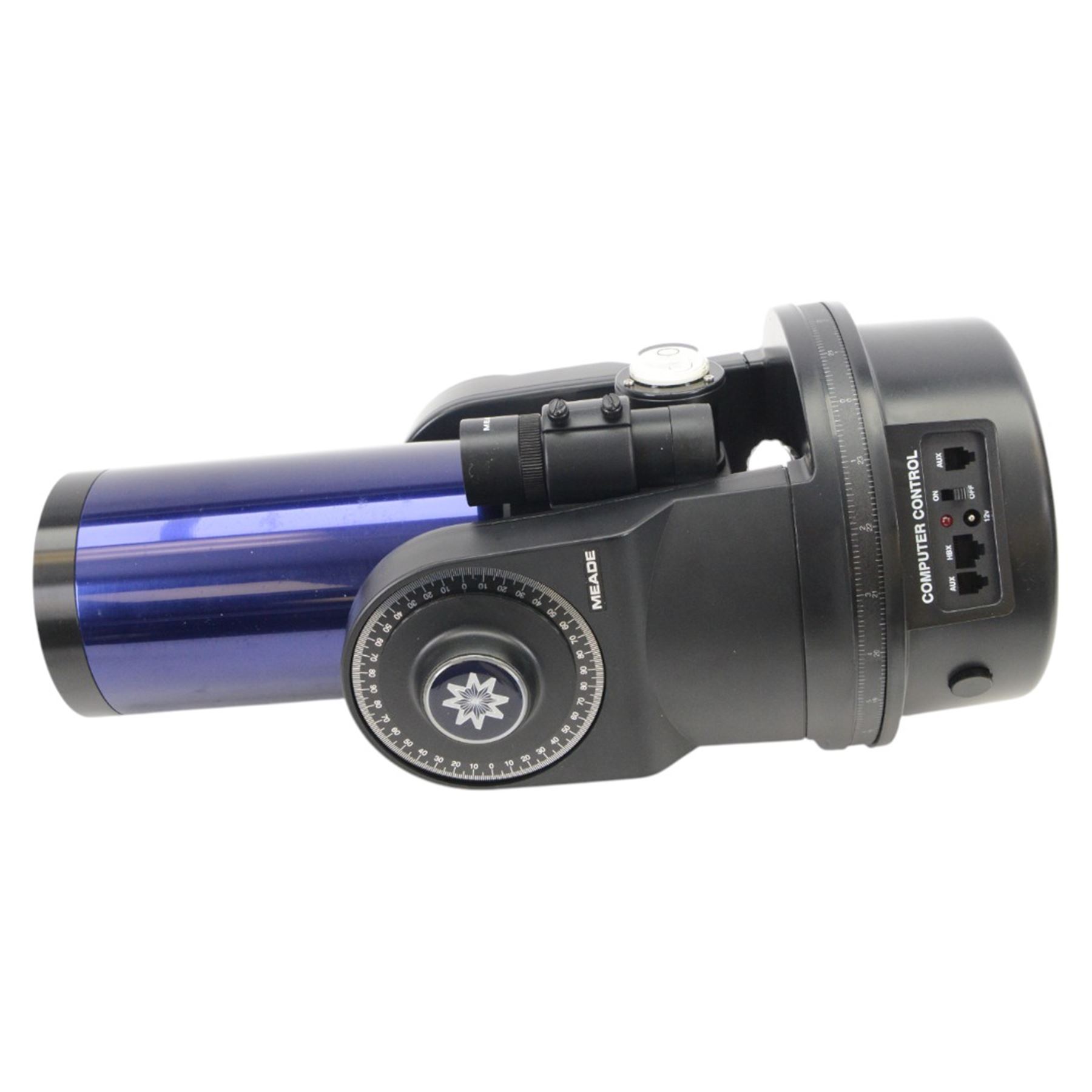 Meade ETX-90EC astro-telescope and tripod, in original case with remote control and accessories