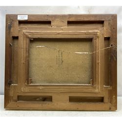 William Bradley Lamond (Scottish 1857-1924): The Stackyard, oil on canvas signed 34cm x 44cm