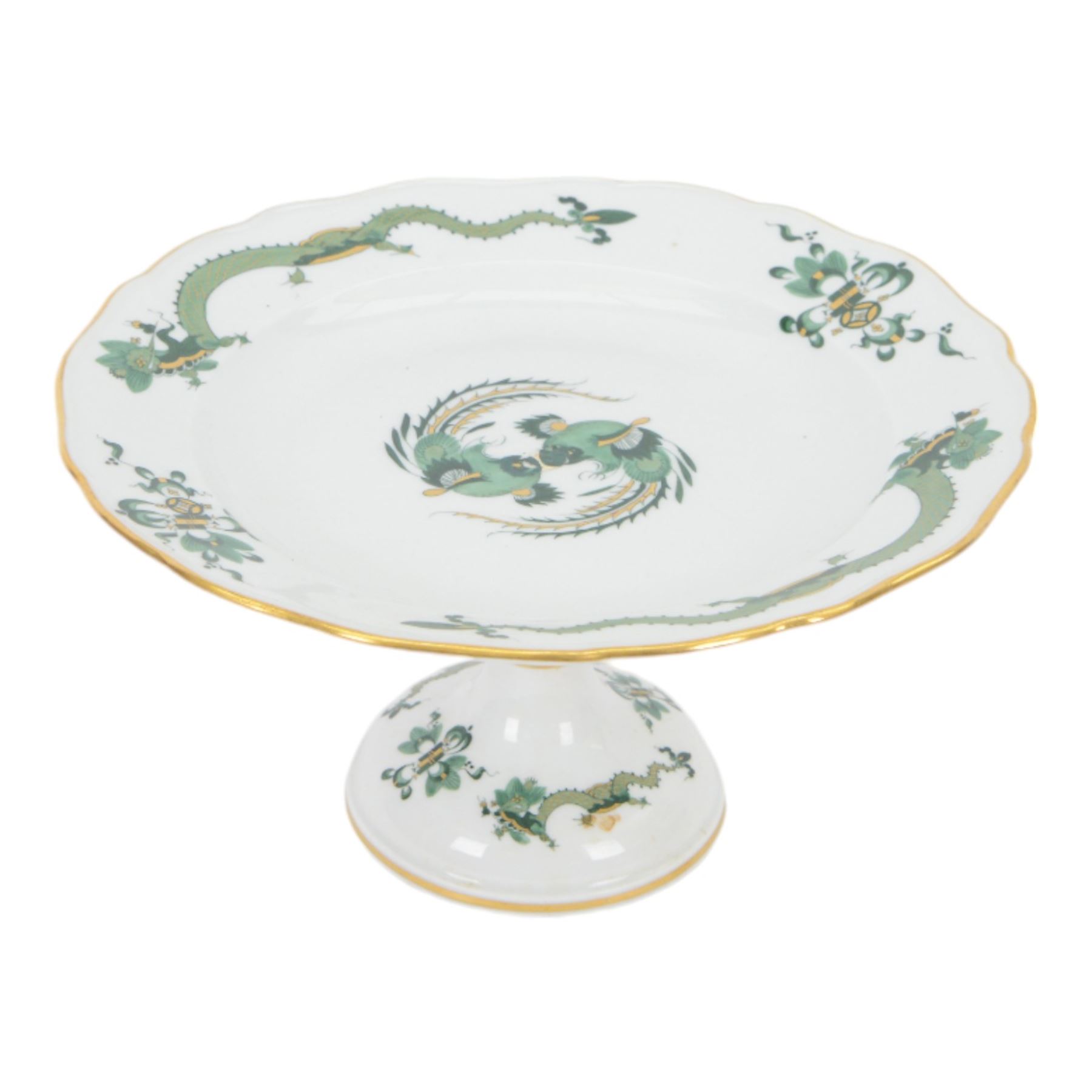 Meissen Green Court Dragon pattern dinner wares | Ceramics | 121885