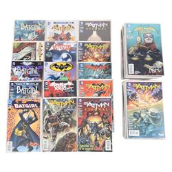 Seventy-eight modern DC comic books circa 2012-2014, including Batman, Batman Eternal, Bat...