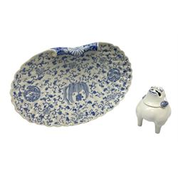 Japanese Hirado blue and white porcelain