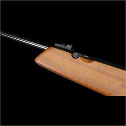 Webley Osprey .177 side-lever air rifle, 18 inch barrel with adjustable sights, serial number 4464, overall L109cm