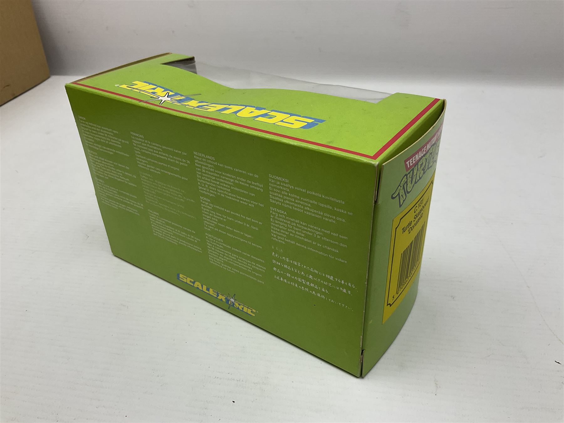 Scalextric - eight Hornby Teenage Mutant Ninja Turtles slot cars, nos.C130, C131, C132, C134, C338, C339, C421 & C422; and two further Scalextric slot cars, C465 Batmobile and C139 Parmalat Brabham; all boxed (10)