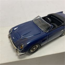 Illustra Models - 1:43 scale die-cast Aston Martin DB5 1066 Country Convertable, finished in metallic blue 