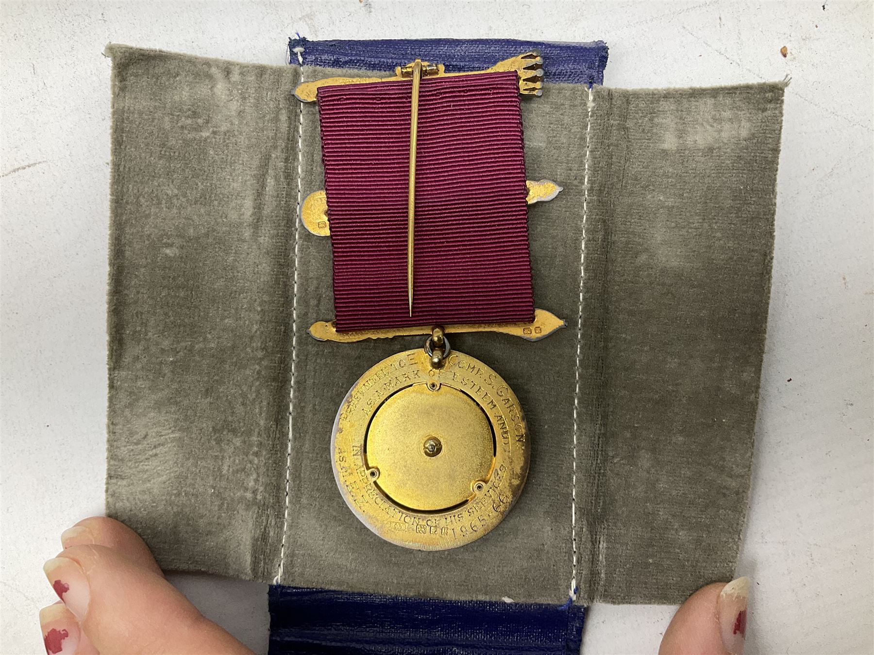 Group of predominantly Masonic Jewels of Office, to include silver, and silver gilt and enamel examples, mostly 1950's and 1960's in date, etc. 