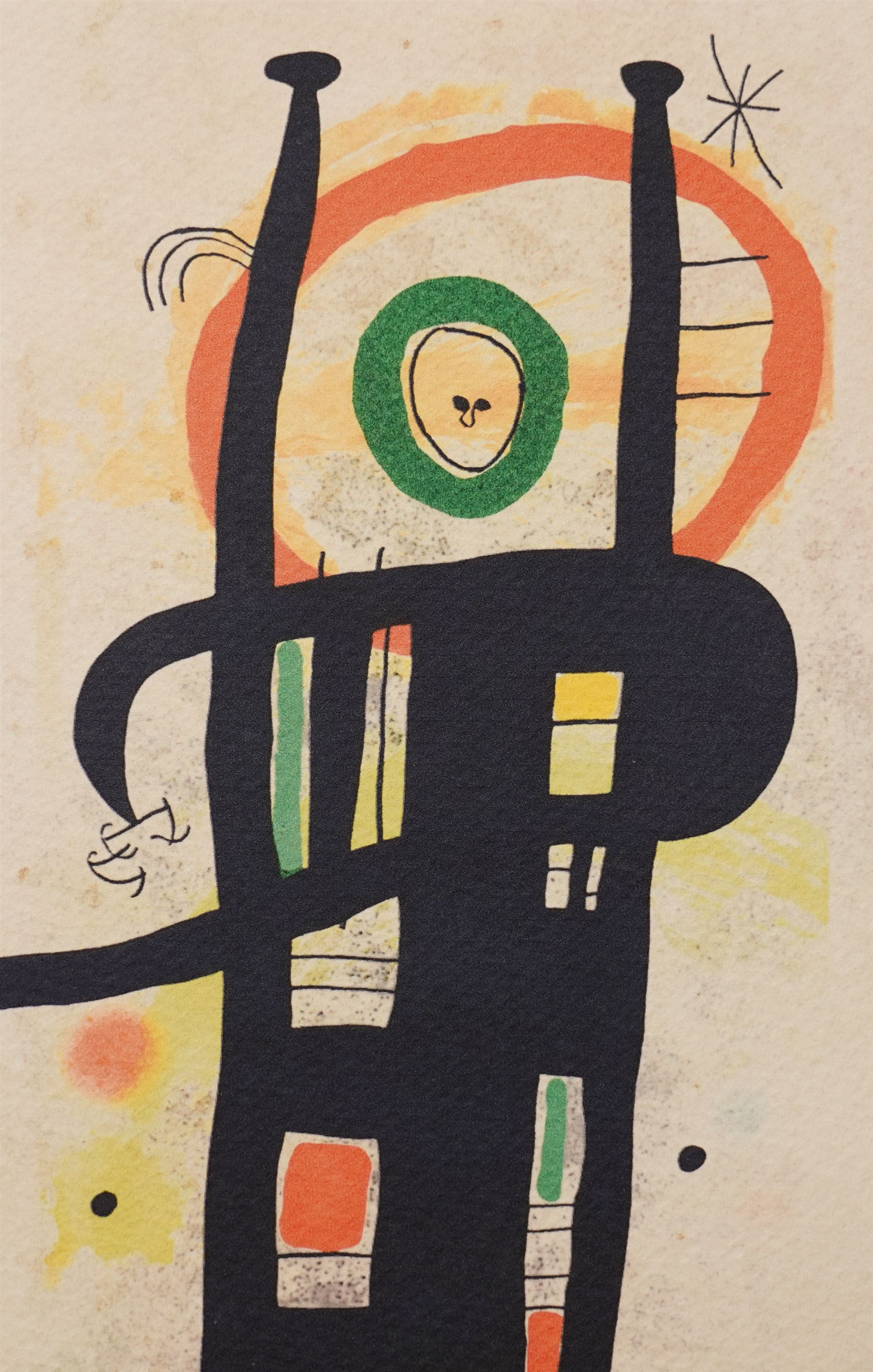 Joan Miro (Spanish (Catalan) 1893-1983): 'Le Grand Ordinateur', limited edition etching in colours signed and numbered 32/100, 30cm x 21cm with full margins (unframed)