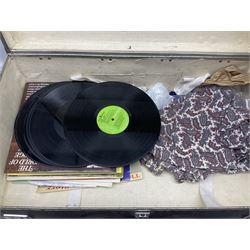 Two globetrotter suitcases, largest example H42cm