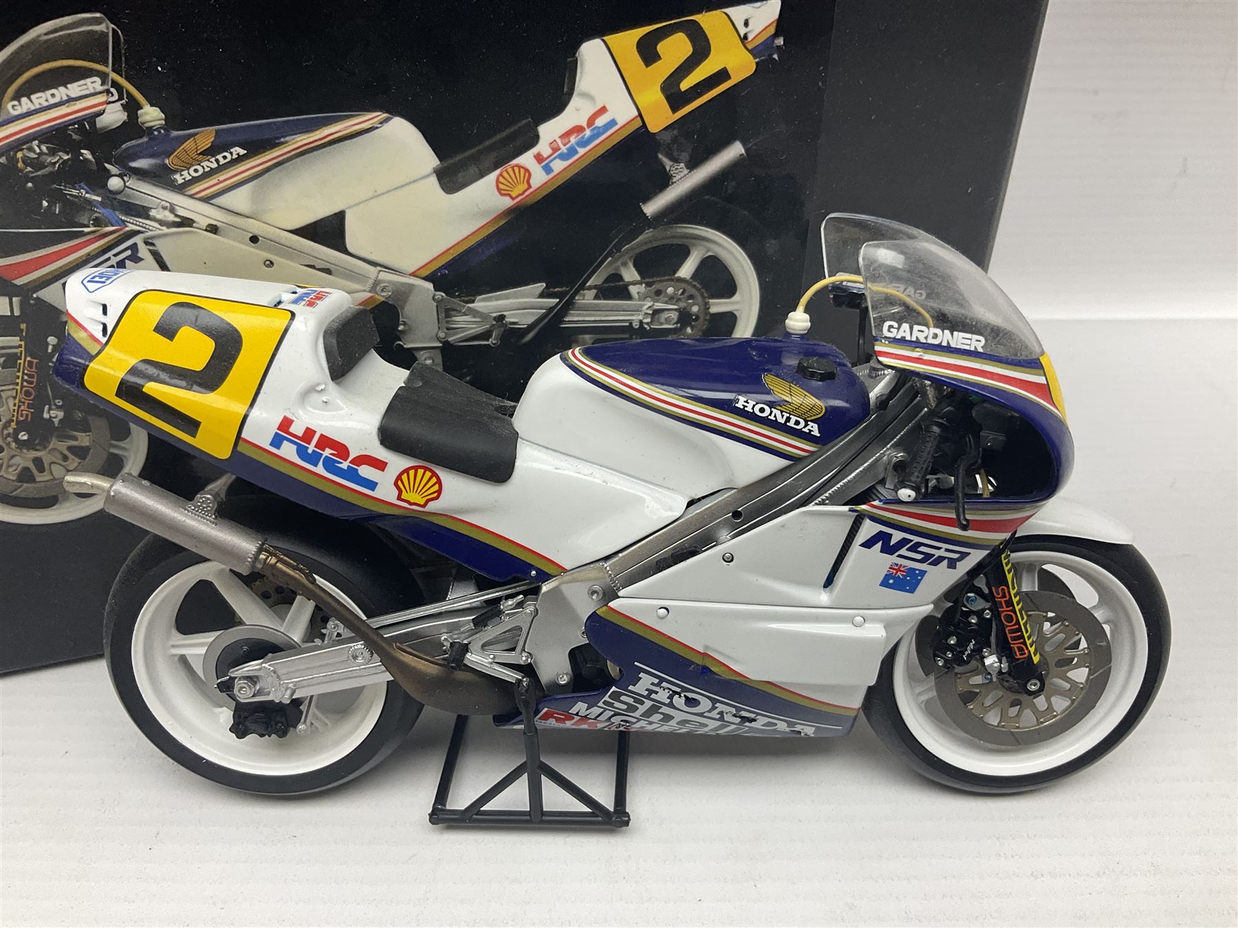 Minichamps Classic Bike Series 1:12 scale die-cast model - Honda NSR500 Wayne Gardner GP1987; boxed