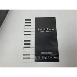 Love Music silicon flexible roll-up piano; boxed with user manual