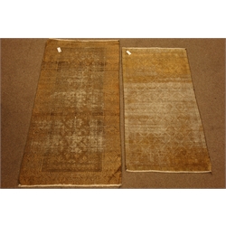 Two Persian Hamadan rug, 187cm x 97cm & 167cm x 86cm   