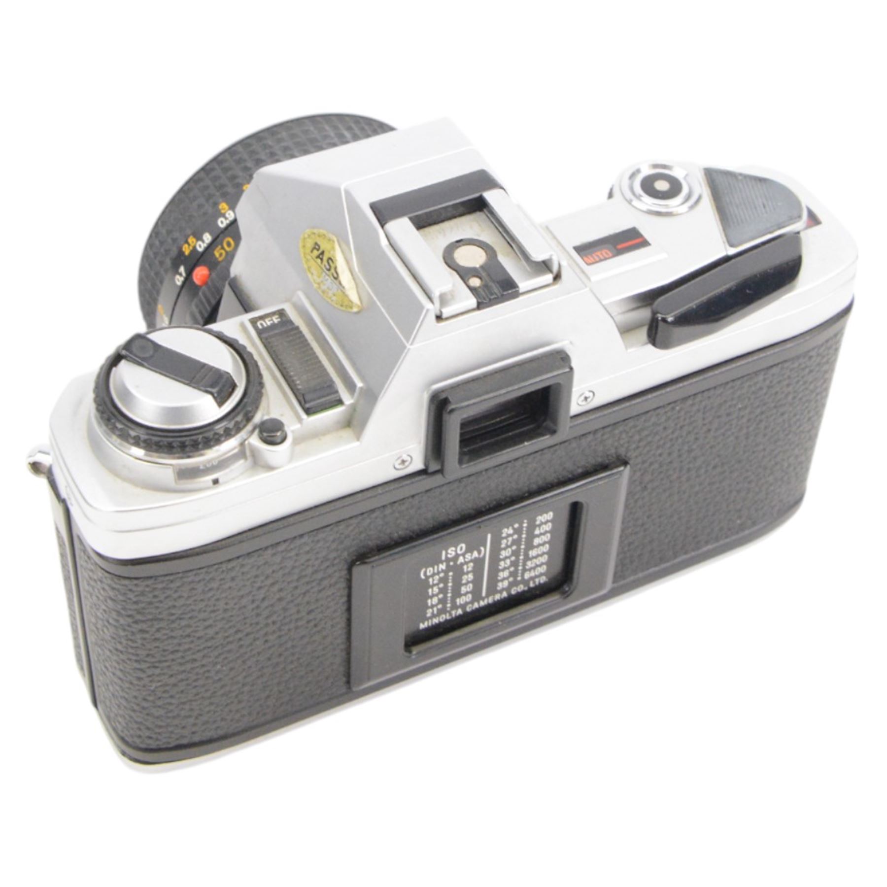 Two Minolta SLR camera bodies, comprising X-300 serial no. 8592491 and X-700 serial no. 1498583, together with five lenses including Sigma Telephoto 1:5.6 f=400mm serial no. 1018435, Vivitar Series 1 28mm 1:1.9 VMC Auto Wide Angle Lens no. 37822044, two Minolta MD 50mm 1:1.7 49mm lens nos. 7177581 & 8384472, Tamron 70-210mm 1:3.8-4 lens no. 8316867 and camera accessories, all within a soft carry case