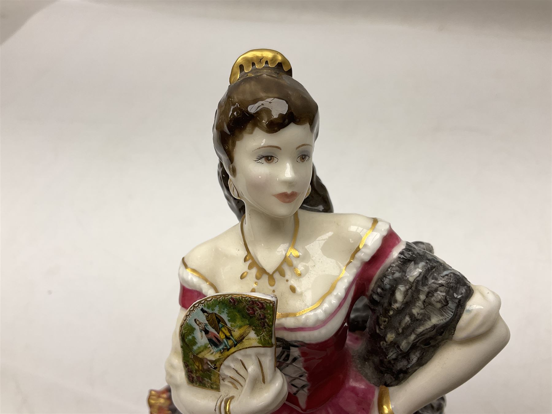 Two Coalport Ladies of Fashion figures, Shirley and Lorraine, both with original box, together with Royal Doulton figure, Carman from Opera Heroins Collection, with certificate of authenticity 