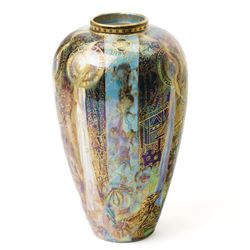 Wedgwood Fairyland lustre Malfrey Pot, circa 1920, designed by Daisy Makeig-Jones, in the ...