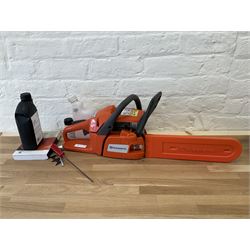 Husqvarna chainsaw with accessories - THIS LOT IS TO BE COLLECTED BY APPOINTMENT FROM DUGGLEBY STORAGE, GREAT HILL, EASTFIELD, SCARBOROUGH, YO11 3TX
