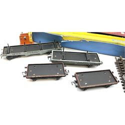Hornby Dublo - two-rail 2022 'The Caledonian' Passenger Set LMR with Duchess Class 4-6-2 locomotive 'City of London' No.46245 with tender, two coaches and track, box base only, no lid; 4MT Standard 2-6-4 Tank locomotive No.80033 with two Talisman coaches and track in 2019 Goods Train Set box; four unboxed wagons, quantity of track, crane and buffer stops.