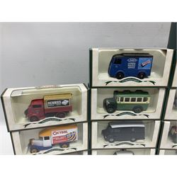 Fifty-nine Lledo Days Gone die-cast models, predominantly advertising/promotional vehicles; all boxed (59)