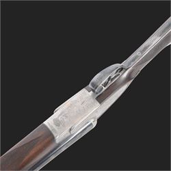 Giovanelli-engraved 12 bore double trigger side plate boxlock ejector, side by side double barrel shotgun with 69cm (27